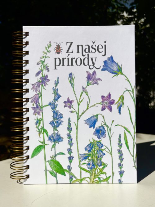 Veľký zápisník | Zvončeky (biele pozadie)