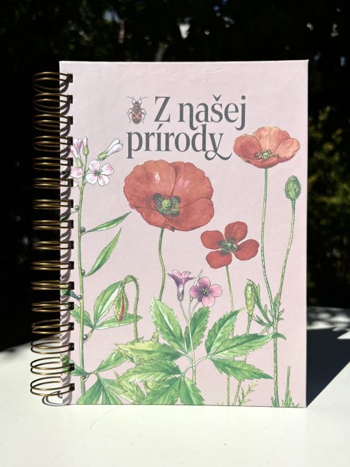 Veľký zápisník | Maky (ružovkasté pozadie)